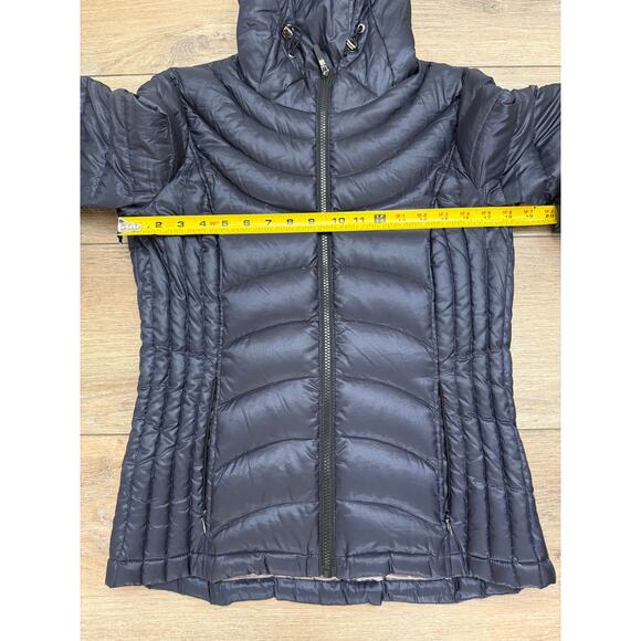 Andrew Marc Jacket Womens Small Blue Premium Down Quilted Puffer Packable Hooded - Picture 3 of 9